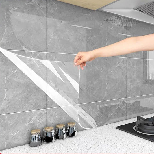 Electrostatic Wall Protection Film – Oil-Proof Transparent PVC Wall Protection Film Oasis Select