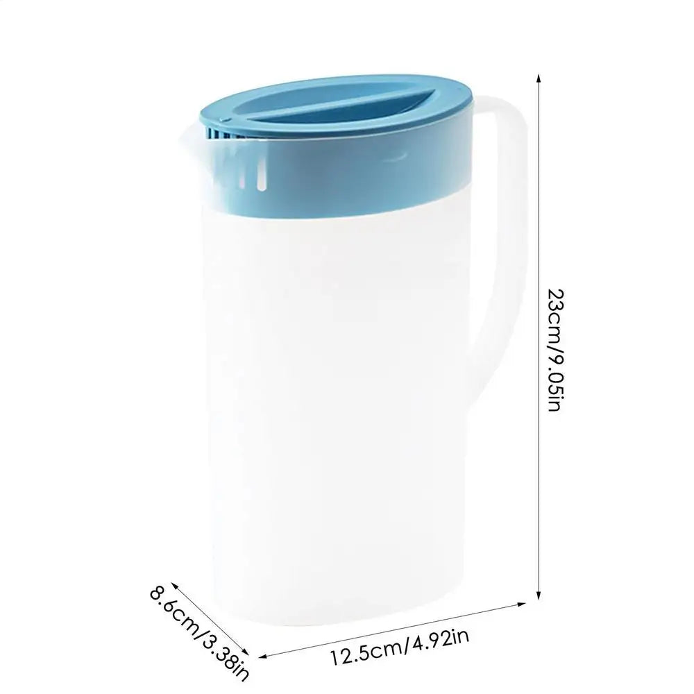 Large Water Pitcher with Lid & Handle – 1.5L & 2L Juice Jug