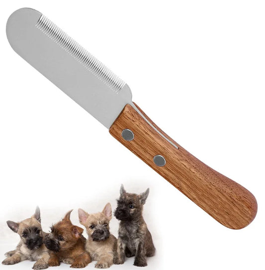 Professional Pet Stripping Knife | Dog & Cat Grooming Tool Pet Grooming Tool Peaceful Pleasures Health and Wellness