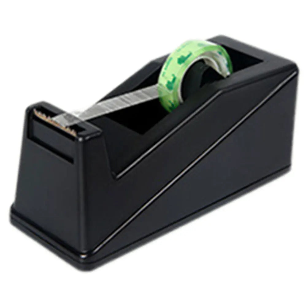 Desktop Tape Dispenser Non-Slip Base Plastic Stickys Tape Holder Clear Tape Cutter Handheld Portable Design Office Tape Cutter Peaceful Pleasures Health and Wellness Medium