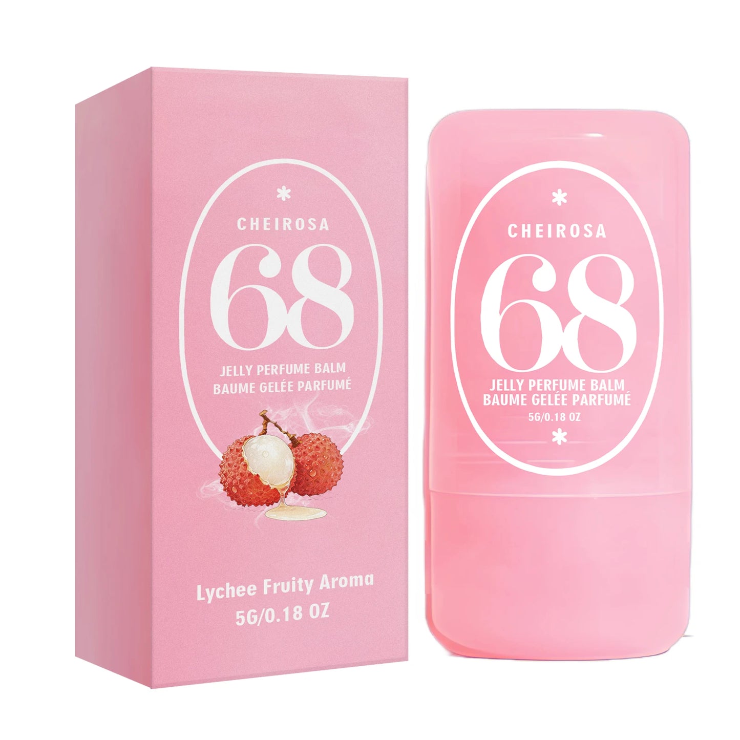 Jelly Perfume Balm | Amber Vanilla, Almond Caramel & Lychee