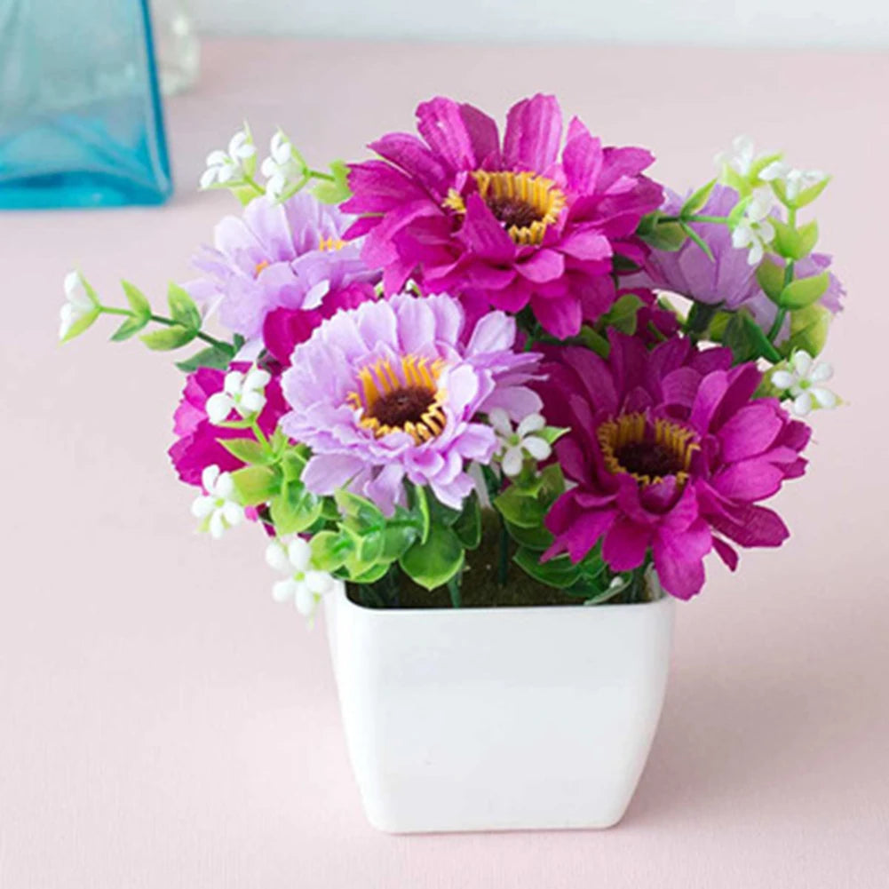 Pot Artificial Potted Plant Garden Decoration Home Decor Room Fake