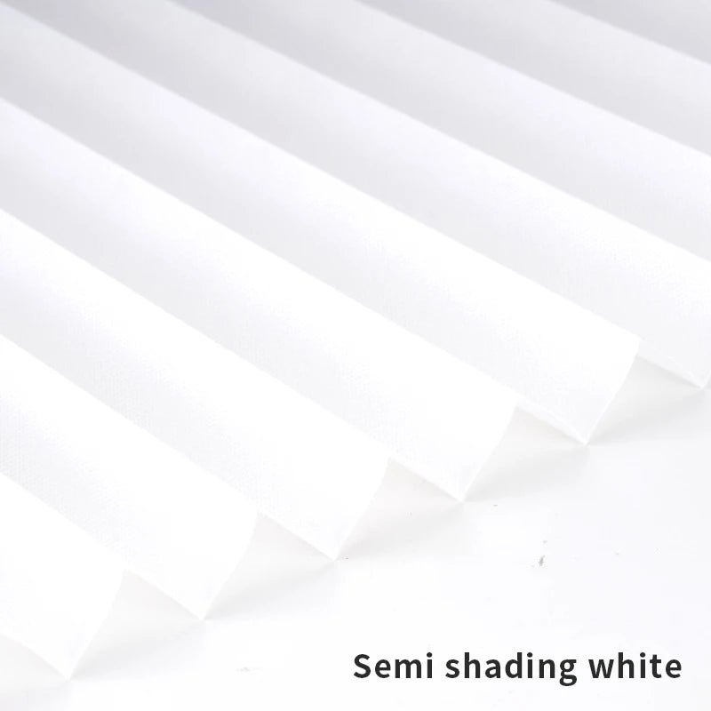 Self-Adhesive Pleated Blackout Roller Blinds | No-Drill Shade
