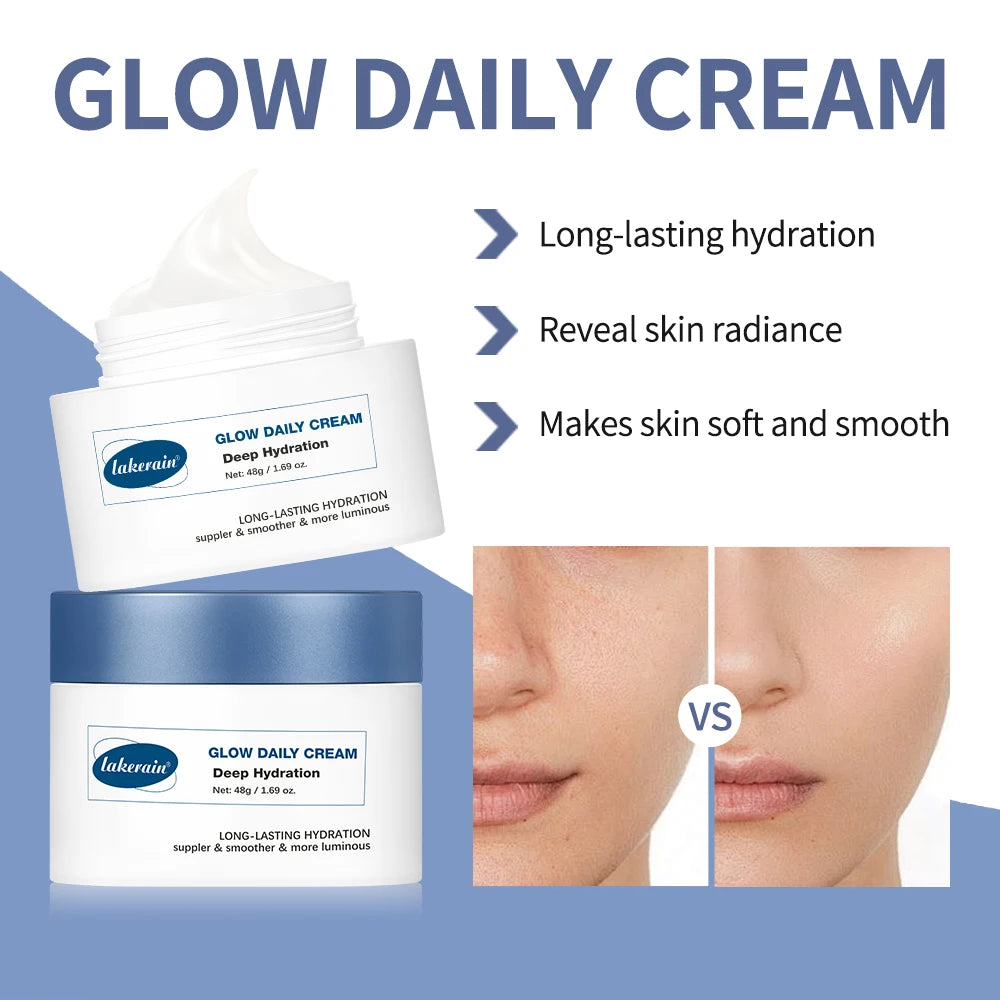 Gloss Daily Cream Dry Peeling Moisturizing Vitamin A B5 Face Cream 48-hour Dry Skin Facial Moisturizer For Sensitive Skin Peaceful Pleasures Health and Wellness