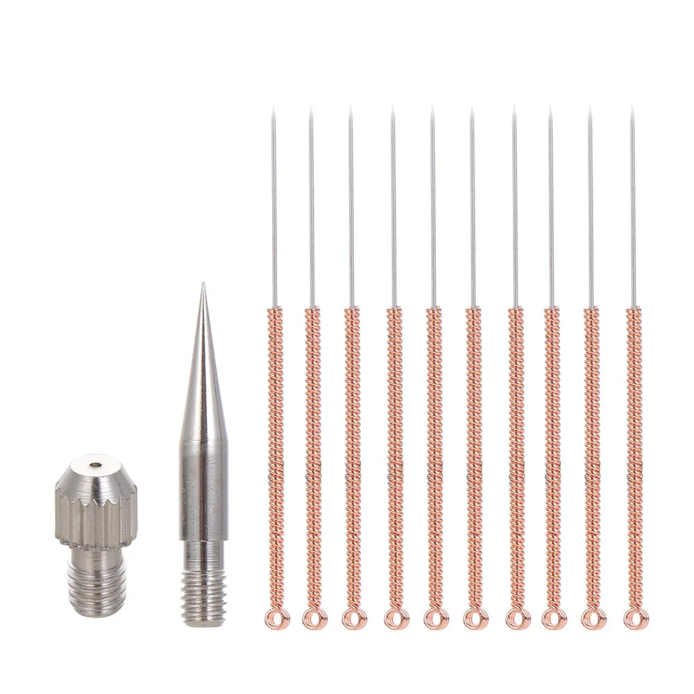 Laser Plasma Pen Needles Set For Dark Spot Freckle Mole Wart Tattoo Skin Tag Remover Face Skin Care Tool Replacement Accessories Peaceful Pleasures Health and Wellness 12pcs
