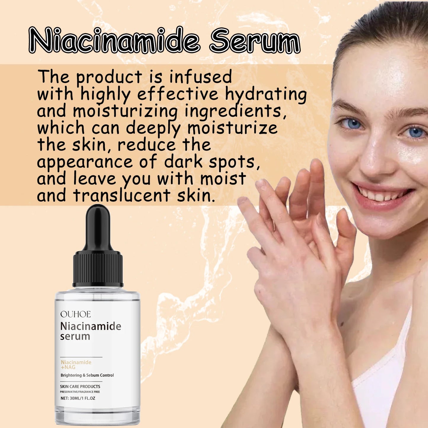 Niacinamide Serum for Dark Spots, Brightening & Oil Control