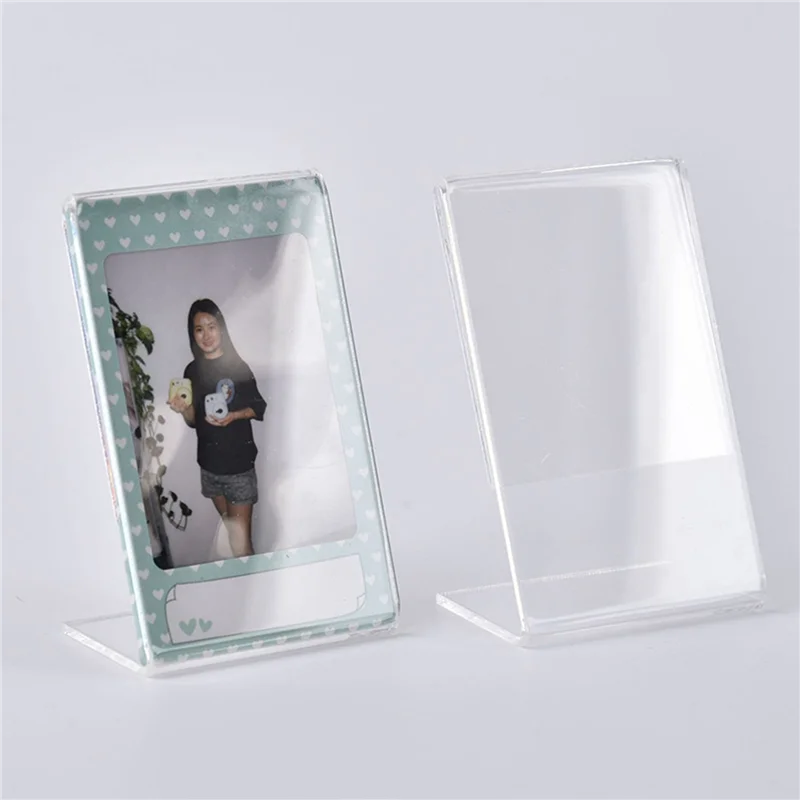 A36T-25Pcs Office Acrylic Display Leaflet Stands Counter Plastic Message Board Menu COLLEGE Holder For Business Poster Peaceful Pleasures Health and Wellness transparent NONE