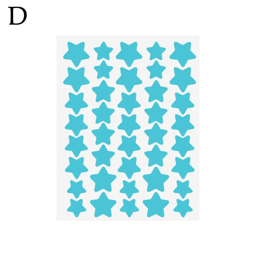 40-Pack Star-Shaped Pimple Cover Patches | Colorful & Cute