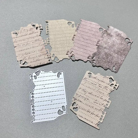 Vintage Mini Binder Frame Carbon Steel Die – Scrapbook & Cards Die Cutting Mold Oasis Select