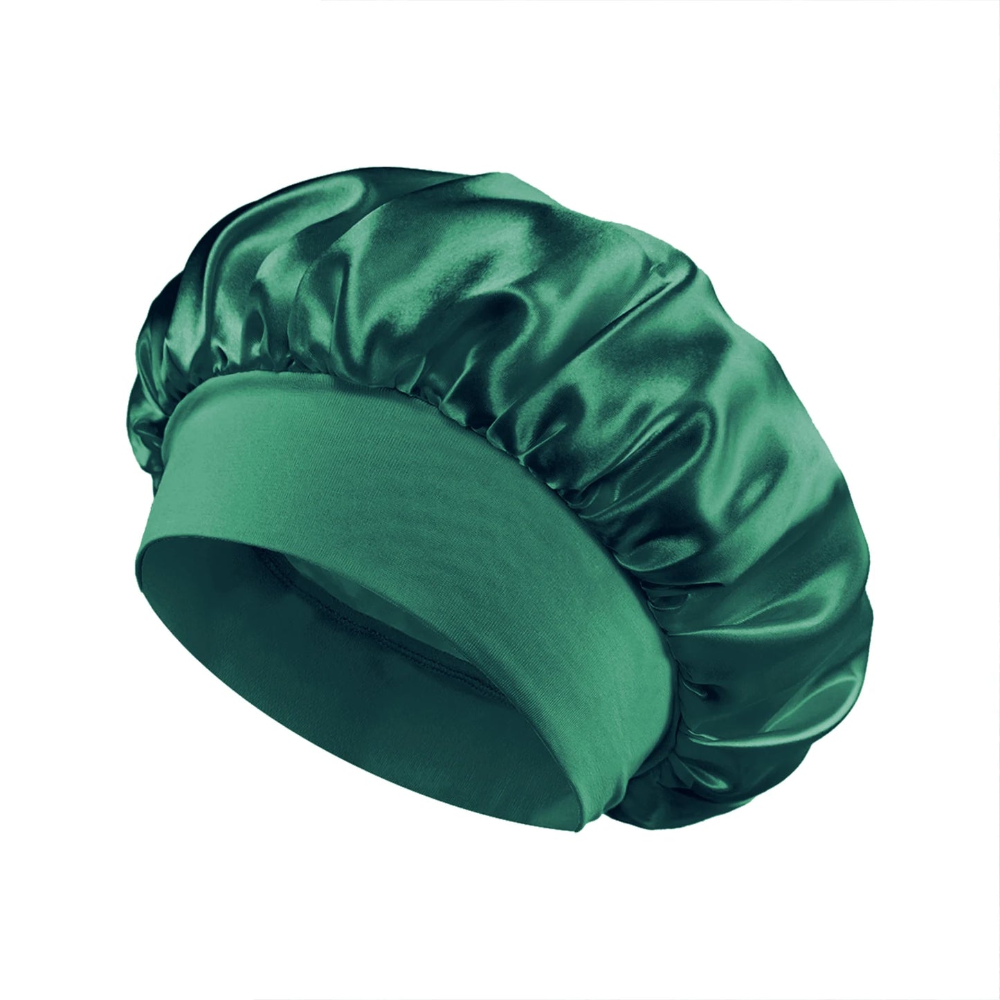 Kids Satin Sleep Cap – Elastic Turban Bonnet for Hair Care