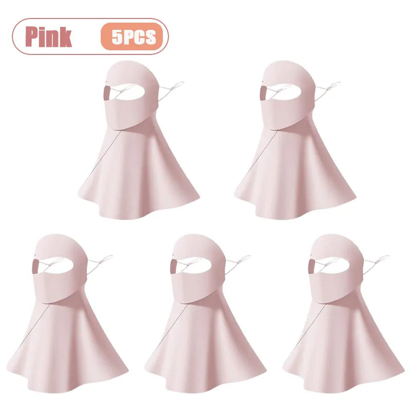 Ice Silk Face Mask UPF 50+ Cooling UV Sun Protection Gaiter