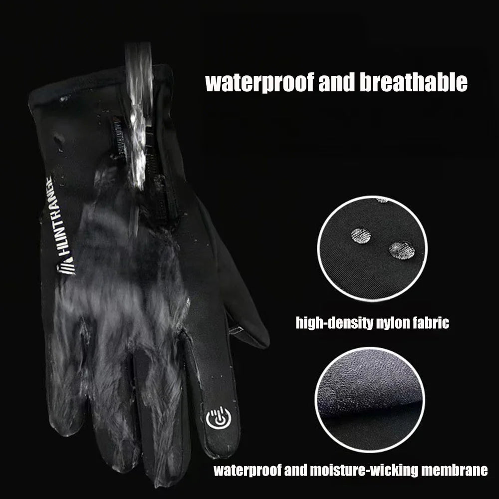 USB Electric Heated Gloves Winter Outdoor Sports Skiing Warm Gloves Waterproof Anti-Slip Motorcycle Cycling Gloves Touch Screen Peaceful Pleasures Health and Wellness