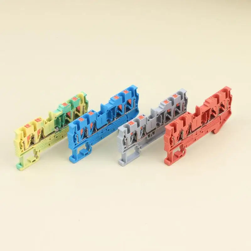 5-Pack PT2.5 QUATTRO Screwless Push-In Spring Terminal Block Terminal Block Connector Peaceful Pleasures Health and Wellness
