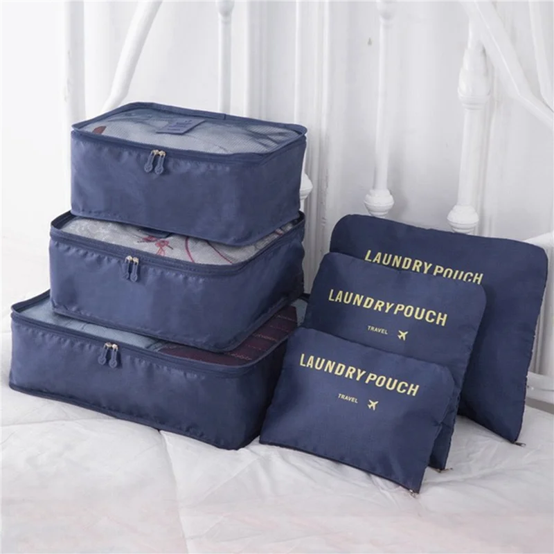 A36T-12PCS Travel Storage Bag Set For Clothes Tidy Organizer Wardrobe Suitcase Pouch Travel Bag Case Shoes Packing 2 Peaceful Pleasures Health and Wellness