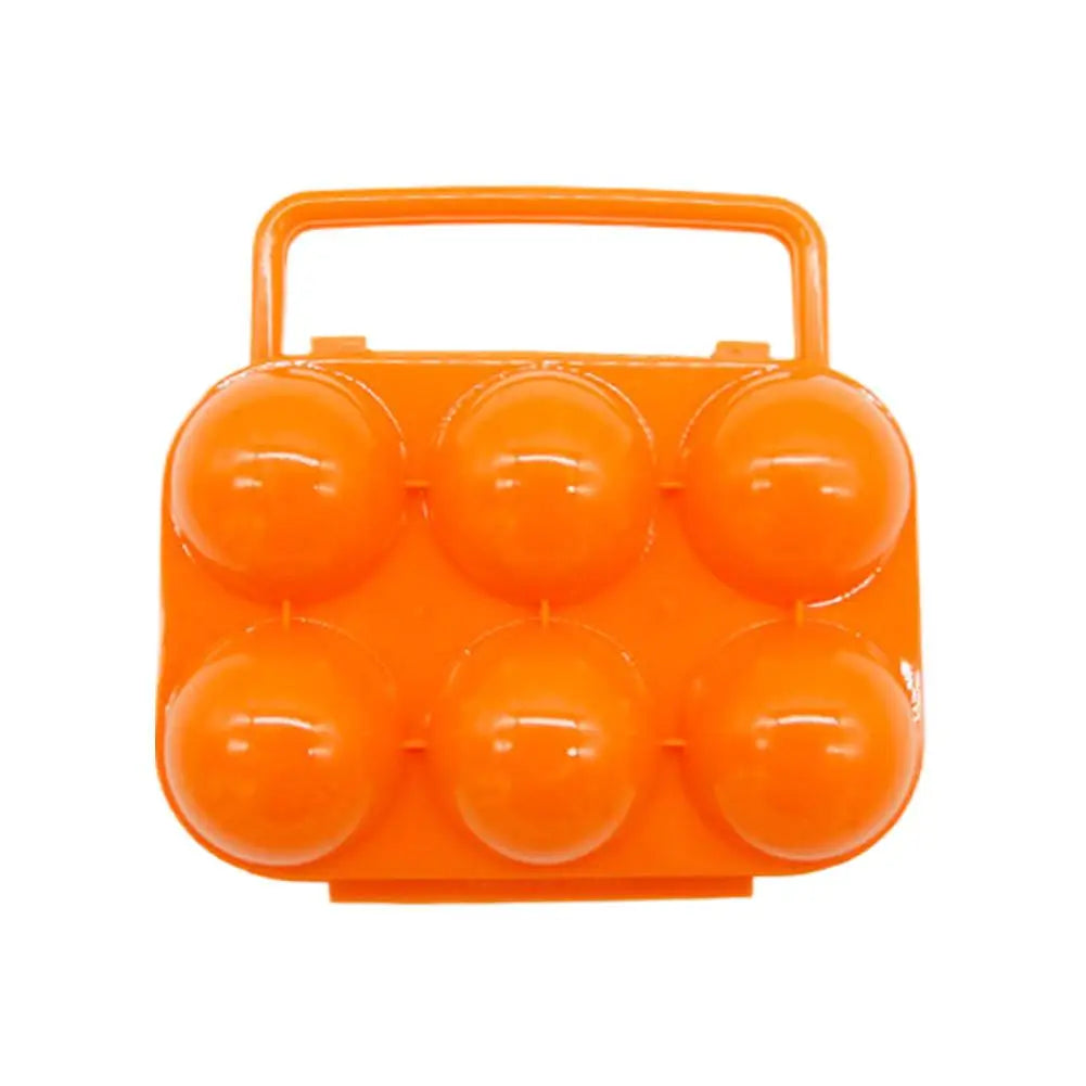 Portable Plastic Egg Carrier Case – 2, 4 & 6 Grid Storage Box for Camping, Travel & Picnic Peaceful Pleasures Health and Wellness A