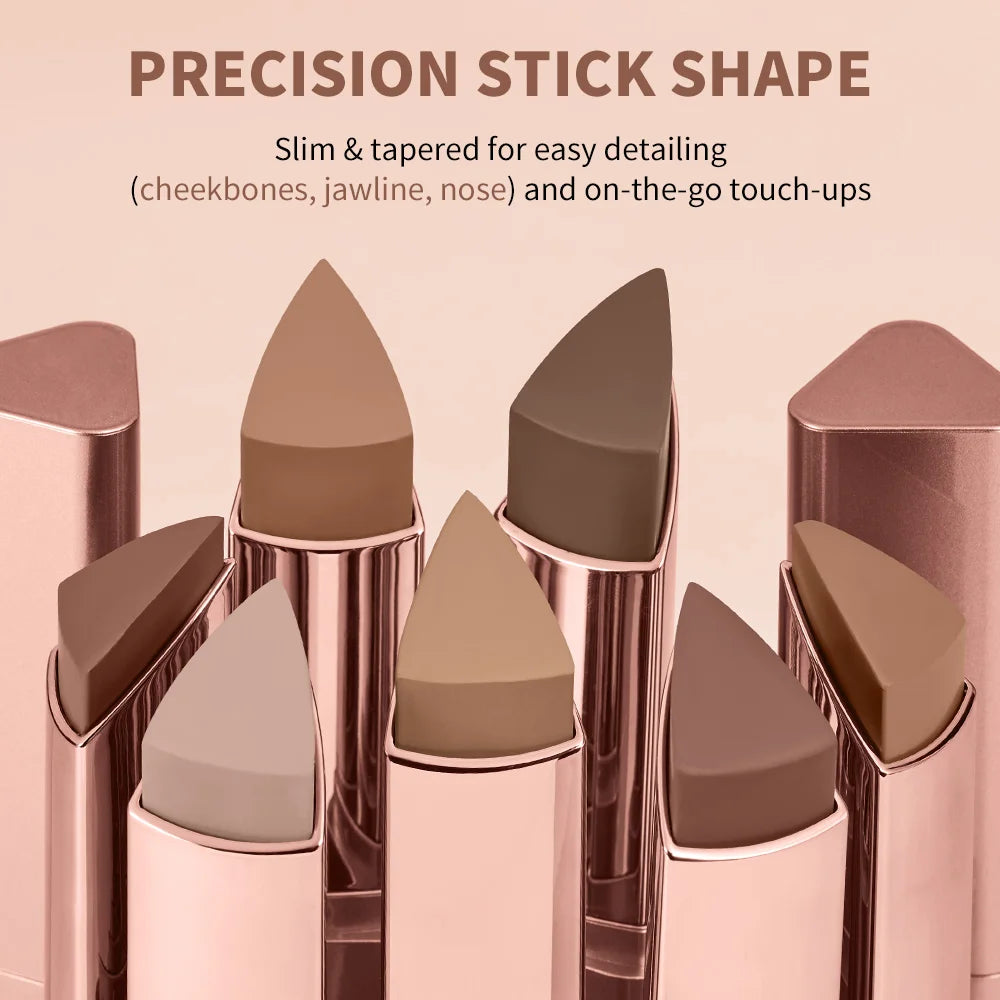 Lakerain Bronzer Cream Stick 3D Makeup Effect Improve Fine Lines Brightening & Grooming 2 IN 1 Bronzer Cream for All Skin Types Peaceful Pleasures Health and Wellness