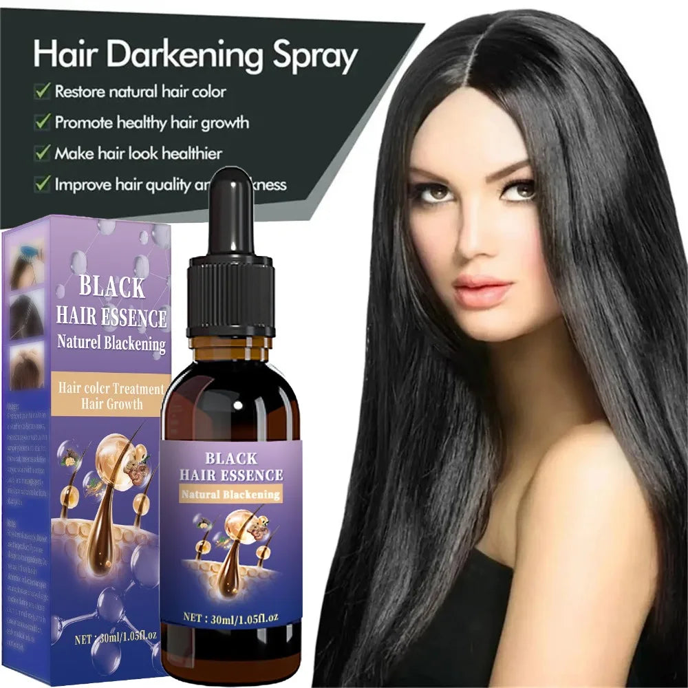 Hair Strengthening Black Essence - Balances Scalp Oil & Unclogs Follicles, Improves Hair Shine. Peaceful Pleasures Health and Wellness