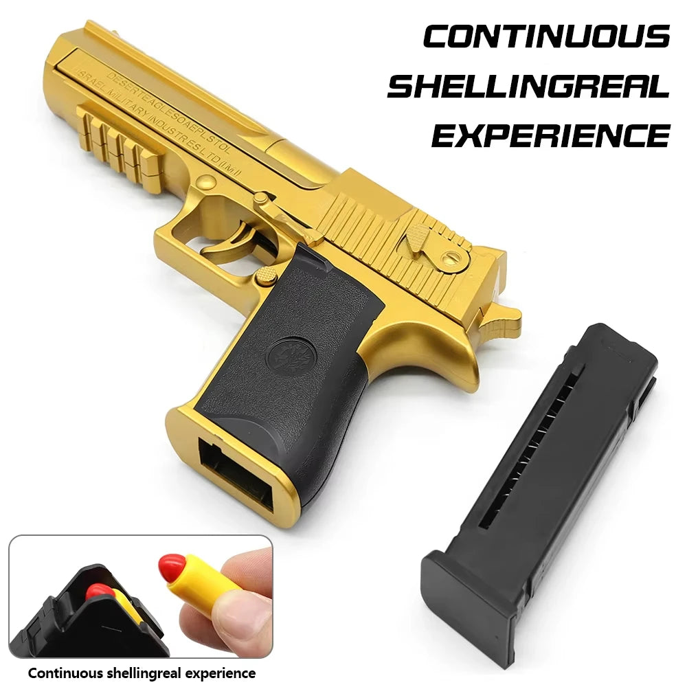 Shell Ejection Desert Eagle Toy Gun Toy Pistol For Kids Boys Great Birthday Gift For Age 14+ Peaceful Pleasures Health and Wellness