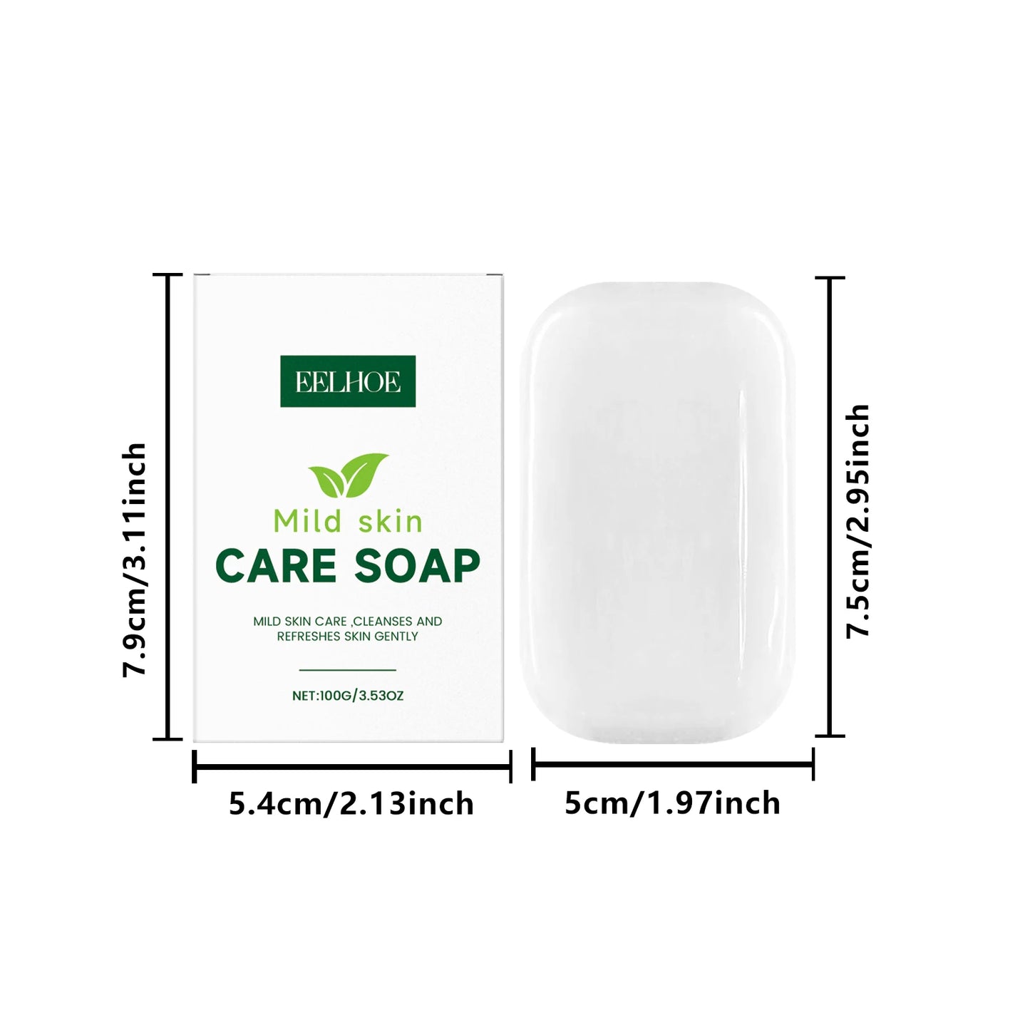 Fragrance-Free Cleansing Soap Bar for Sensitive Skin