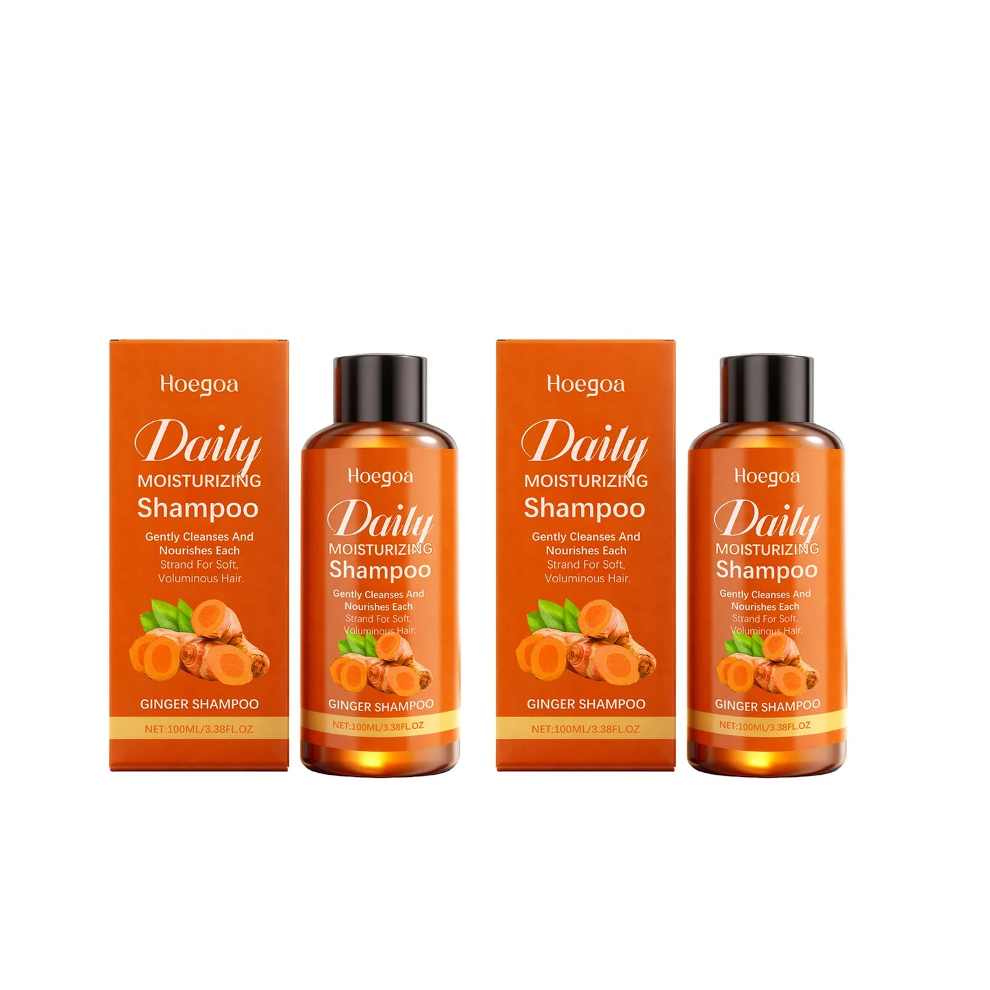 Natural Ginger Shampoo Anti Hair Loss Thickening Gentle Cleansing Repair Damaged Dry Hair Oil Control Smooth Hair Growth Shampoo Peaceful Pleasures Health and Wellness 200ml boxed