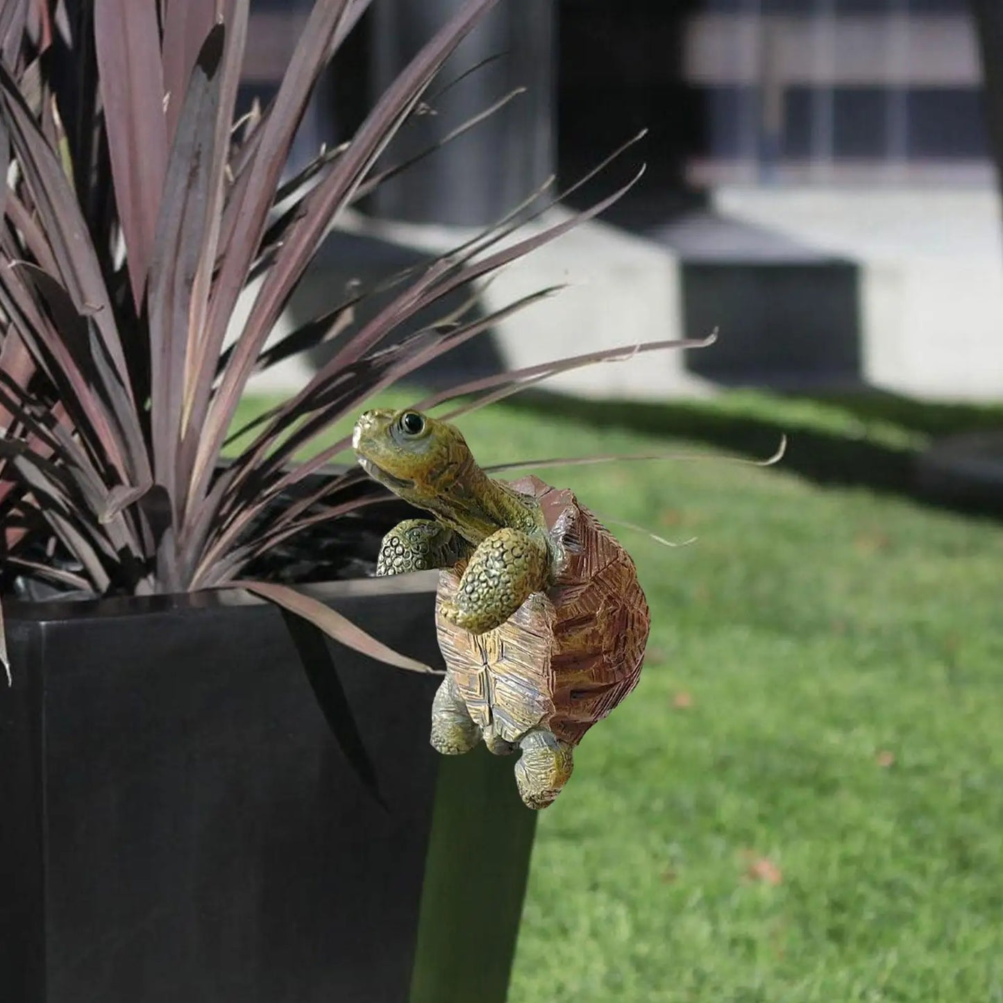 Tortoise Plant Pot Hanger | Cute Resin Turtle Garden Ornament