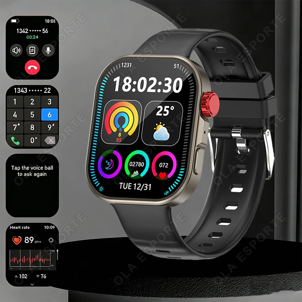 HW12 Bluetooth Smartwatch | Calling, Multi-Sport & Health Tracking