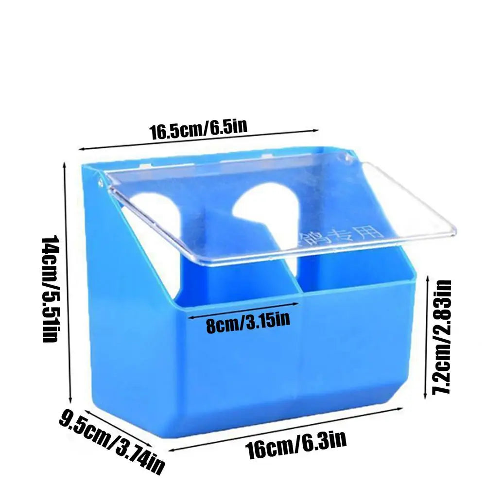Hanging Bird Feeder Dual Port – Large Capacity ABS Dispenser