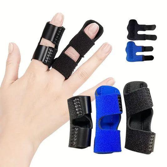 1Pc Adjustable Finger Splint with Lightweight Aluminum Base - Provides Support and Relief for Injured Fingers - Fits 40-80kg Peaceful Pleasures Health and Wellness