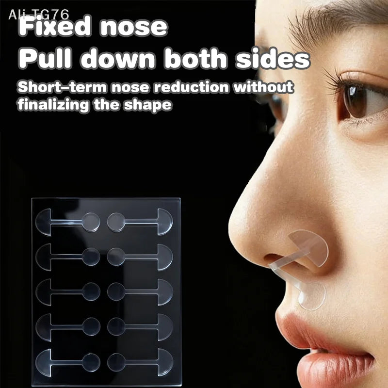50Pcs Invisible Nose Wing Slimming Stickers | Nose Shaper