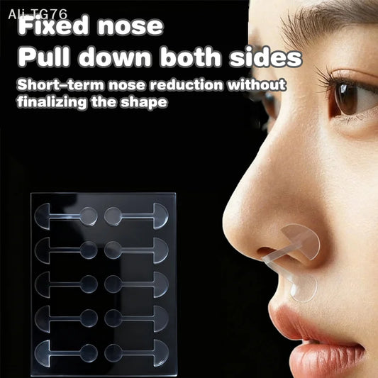50Pcs Invisible Nose Wing Slimming Stickers | Nose Shaper Nose Shaper Strips Peaceful Pleasures Health and Wellness