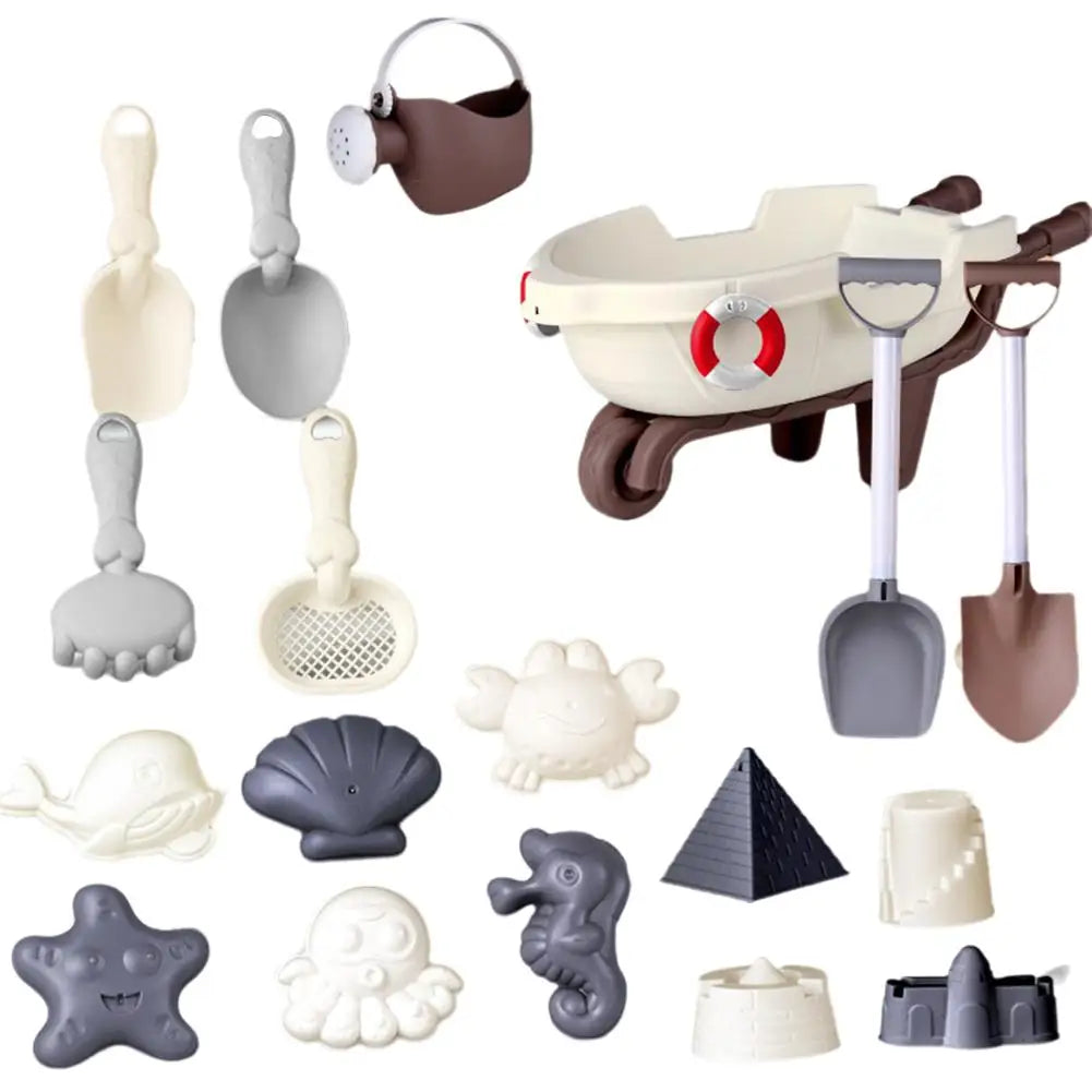 Kids Beach Sand & Water Play Set – Shovel, Rake & Bucket