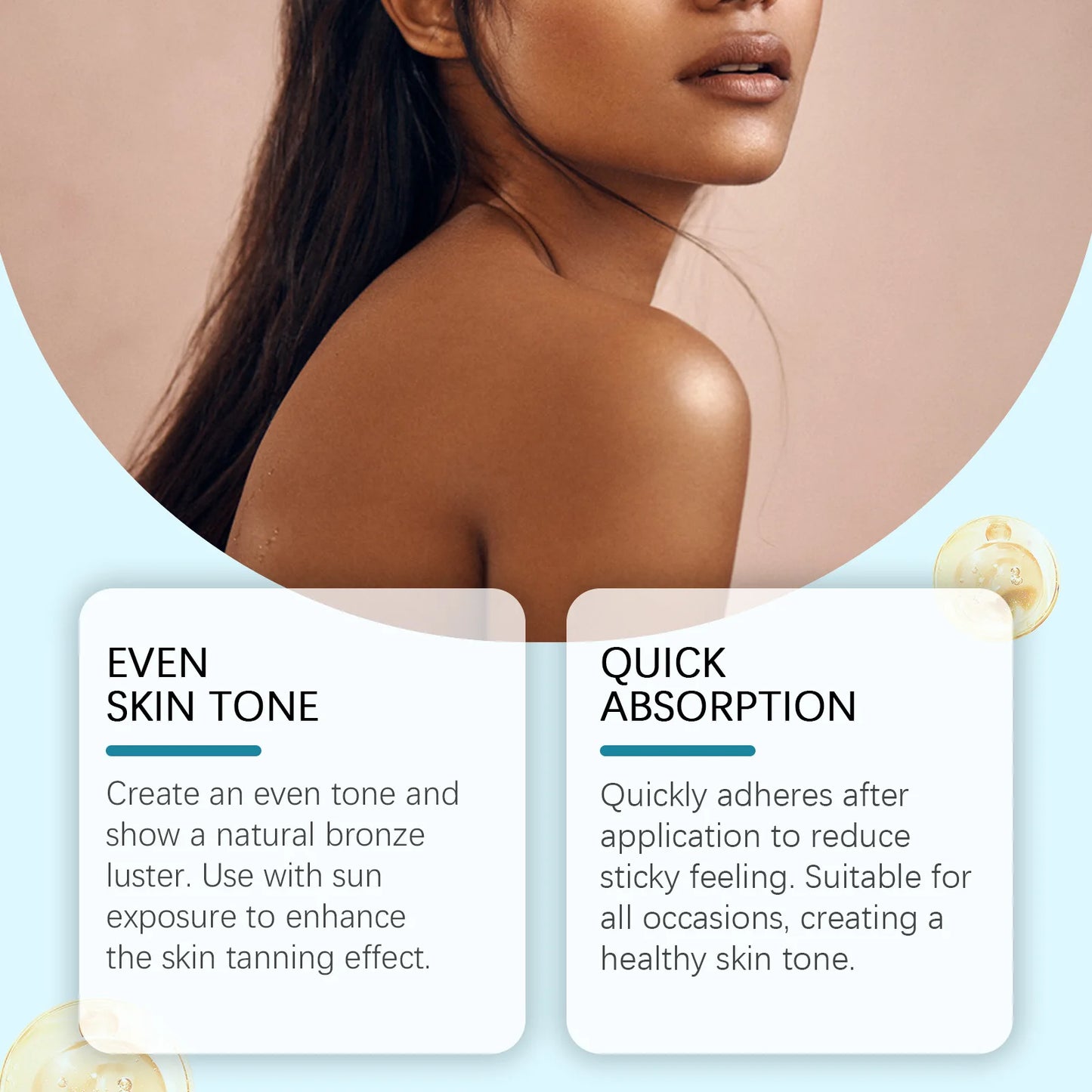 Bronze skin blackening lotion, summer beach bronze wheat skin tone moisturizing body blackening cream Peaceful Pleasures Health and Wellness