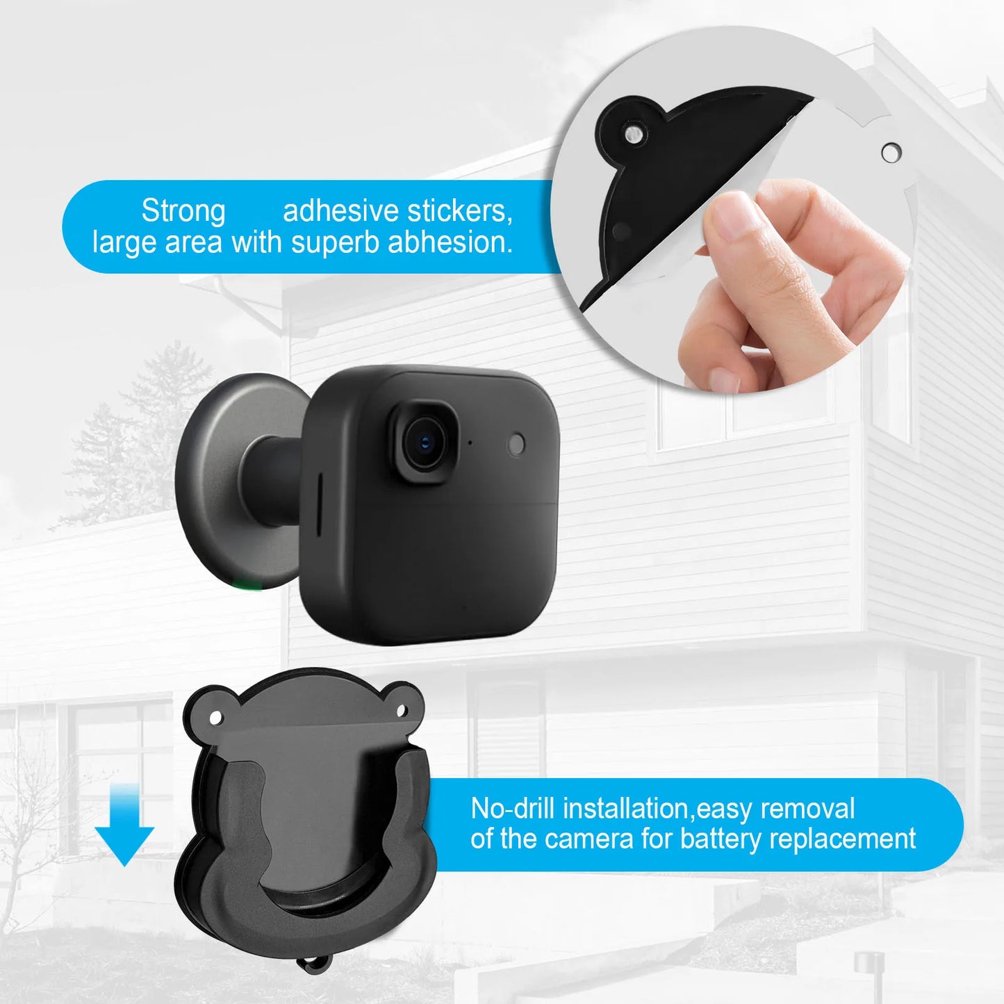3 Pack For Blink Camera Can Be Drilled Or Dhesive Wall Mount Bracket For Blink Mini /Mini 2 /For Blink Outdoor 4 /Outdoor2K+ Peaceful Pleasures Health and Wellness