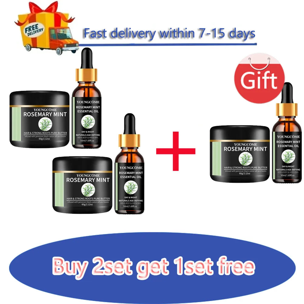 YOUNGCOME Rosemary Mint Hair Growth Oil & Film Treatment