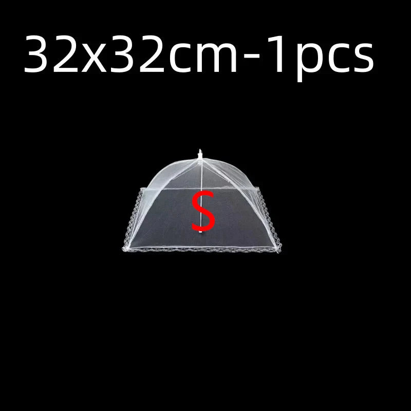 Collapsible Mesh Food Cover – Pop-Up Fly Screen Tent for Outdoors & BBQ Peaceful Pleasures Health and Wellness 12inch 32x32cm