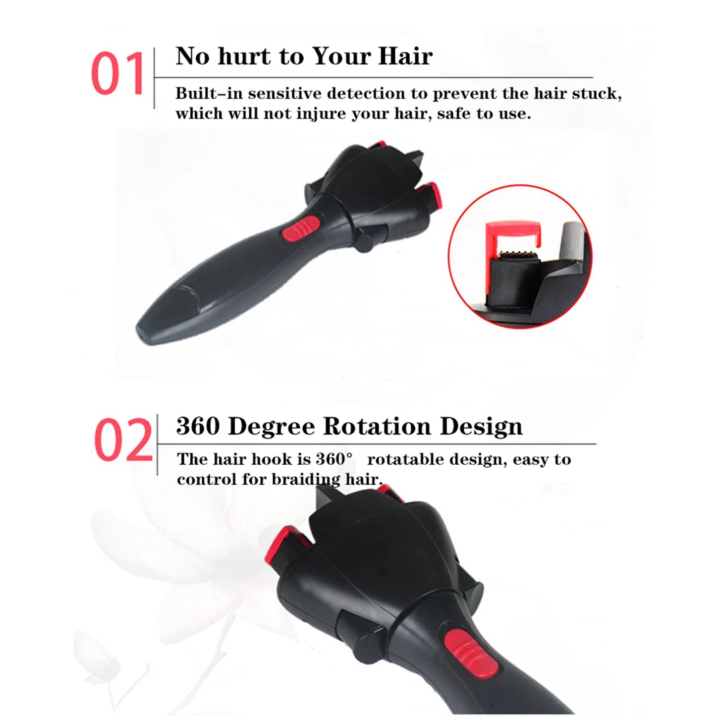 Electronic Quick Twist Hair Braiding Tool Automatic Hair Braider Machine Braid Maker DIY Magic Hair Styling Tools Peaceful Pleasures Health and Wellness