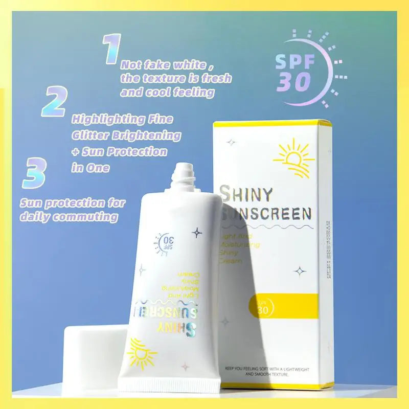 SPF 30 Pearlescent Glow Sunscreen – Face & Body, 28g