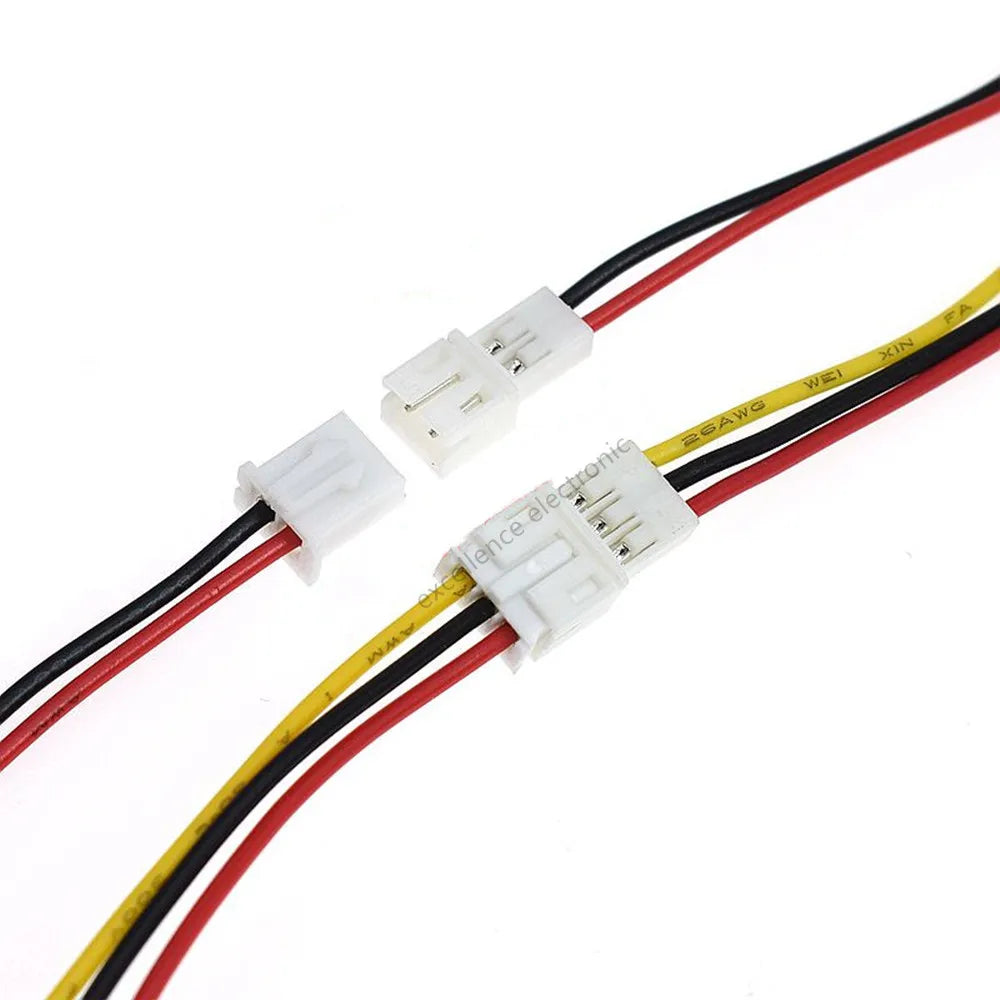 5Pair 1.25mm 2.0mm 2.54mm Pitch Mini JST PH XH SM Male Female Plug Socket Terminal Wires Cables Connector 2/3/4/5/6 Pin Peaceful Pleasures Health and Wellness