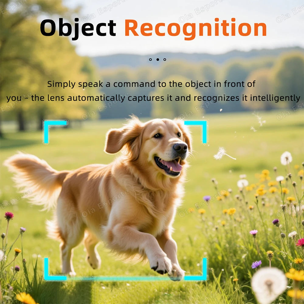 4K AI Smart Glasses | HD Camera, BT Calls & Translation