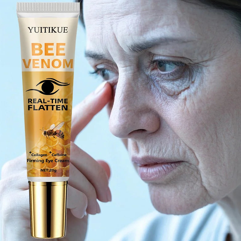 Bee Venom Firming Eye Cream | Collagen, Caffeine & Hyaluronic Firming Eye Cream Peaceful Pleasures Health and Wellness Default Title