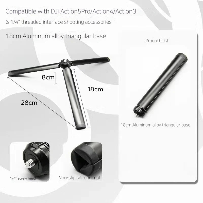 120cm Invisible Selfie Stick Tripod for GoPro, DJI & Insta360