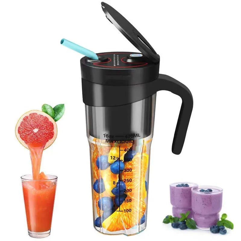 Portable Hand Blender with 6 Blades, Variable Speed Control Immersion Mixer for Smoothies & Juices, Home Kitchen Use Peaceful Pleasures Health and Wellness