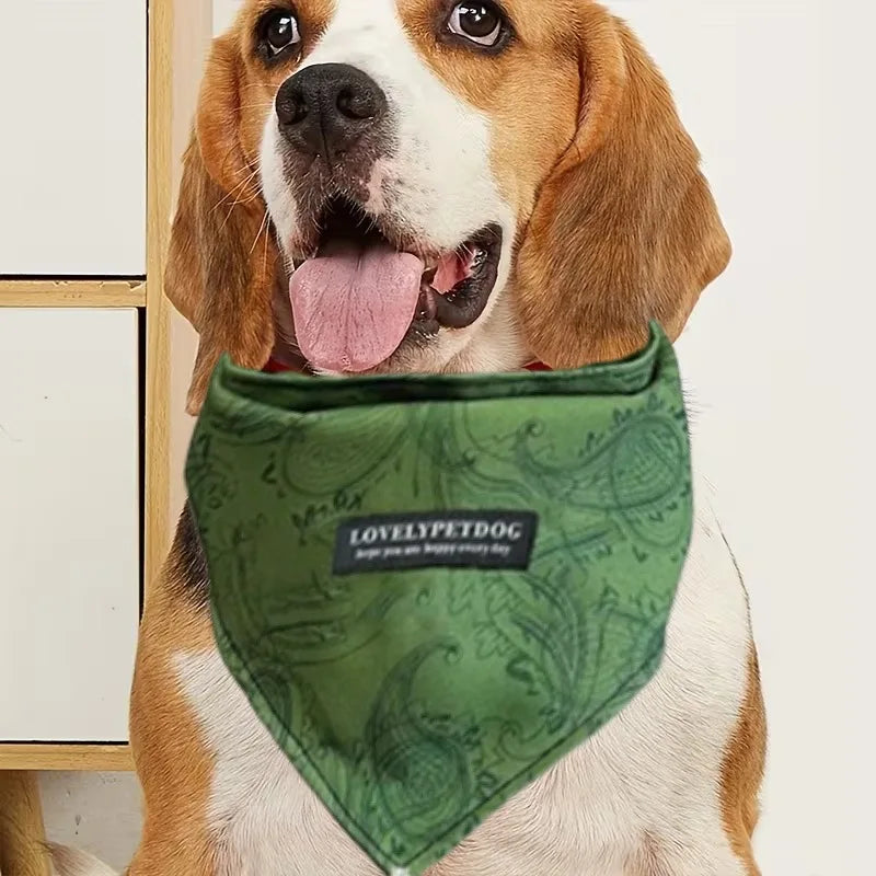Adjustable Dog & Cat Triangle Bandana Scarf – 1/3/5 Pack