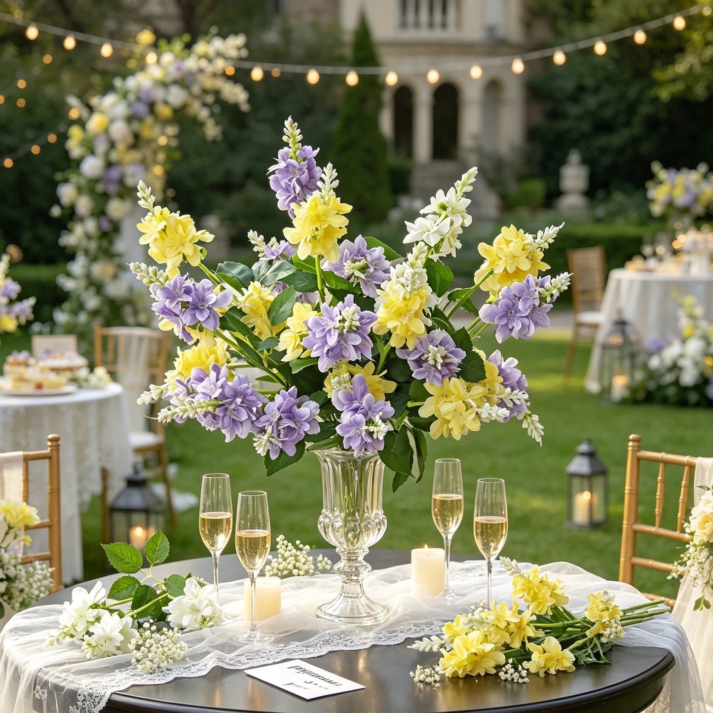 Artificial Silk Moundlily Orchid Flowers – Wedding & Home Decor