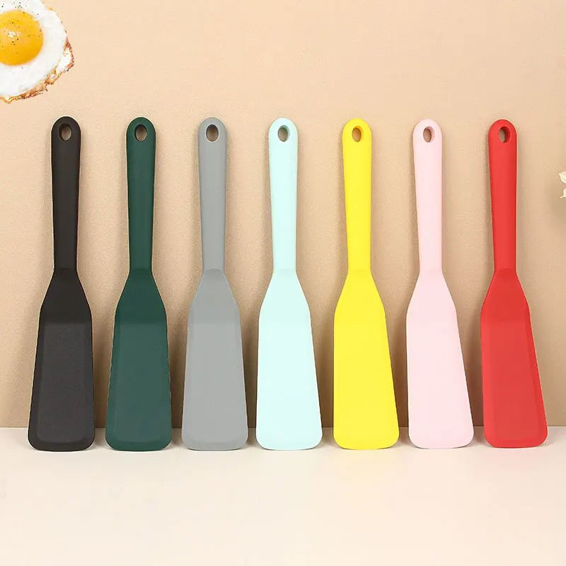 Silicone Kitchenware Non Stick Pan Frying Shovel Kitchen High Temperature Resistant Pancake Frying Steak Shovel Special Shovel Peaceful Pleasures Health and Wellness