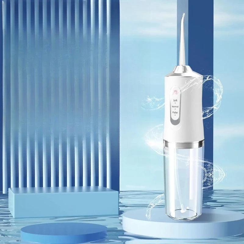 Cordless Dental Water Flosser Electric Oral Irrigator 3 Modes Waterproof Professional Tooth Cleaner Water Drill for Oral Health Peaceful Pleasures Health and Wellness
