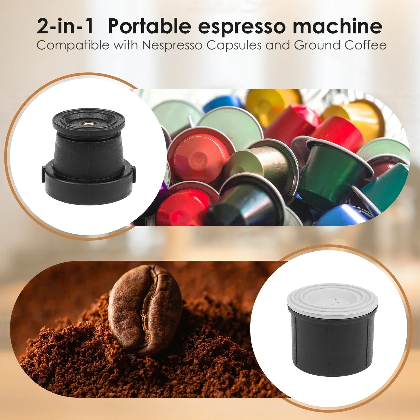 BioloMix 2 In 1 Manual Espresso Coffee Machine Coffee Machines Peaceful Pleasures Health and Wellness