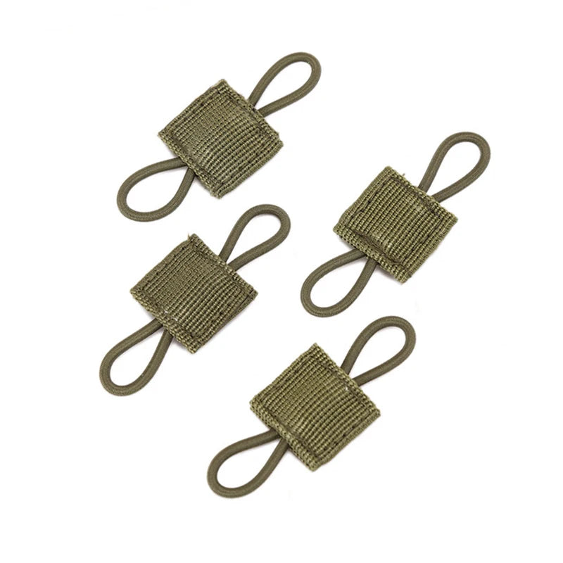 Tactical MOLLE Elastic Rope Straps 4pcs | 600D Nylon Gear Holder