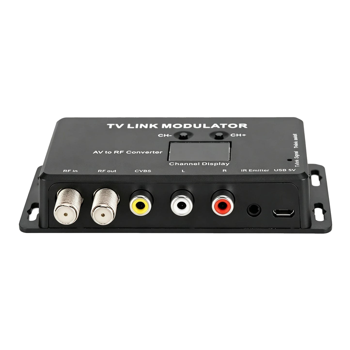 TV Link AV to RF UHF Modulator with IR Extender & Channel Display