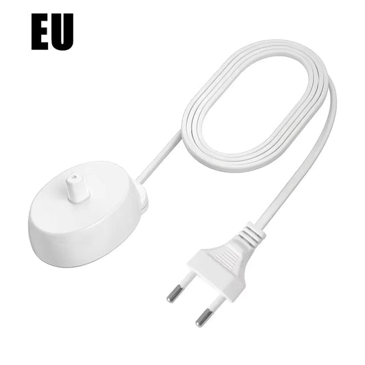 HOMEFISH 1pc Electric Toothbrush Replacement Charger For More Safety Compatible with Most Oral B Toothbrush Peaceful Pleasures Health and Wellness